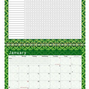 2027 Monthly Desktop/Wall Calendar/Planner - Habit Tracker - (Edition #016)